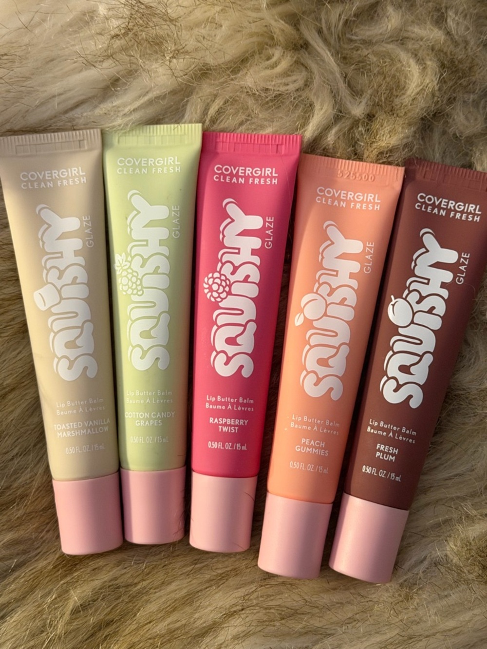 COVER GIRL Squishy Glaze Lip Butter Balm 5 PACK